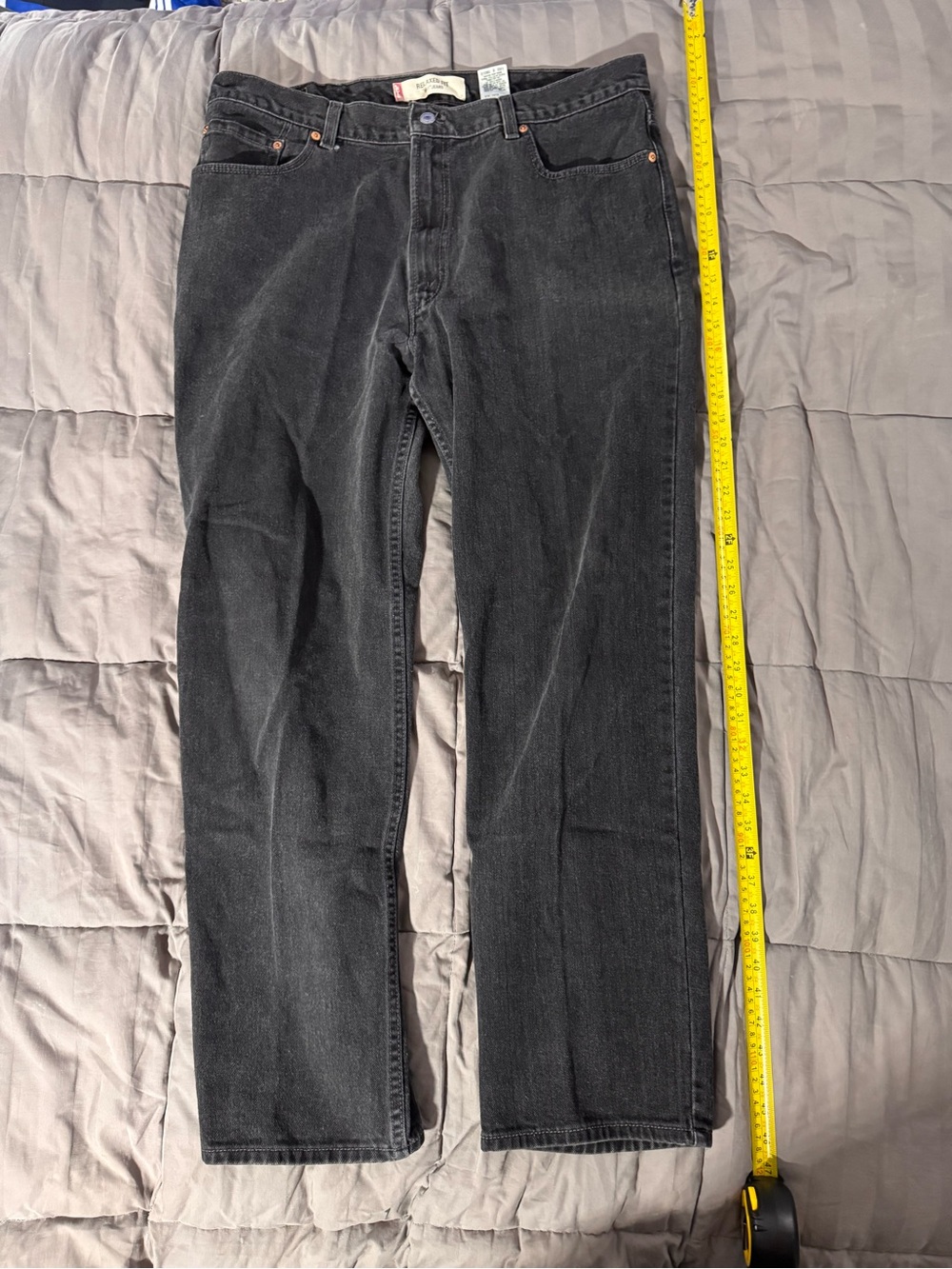Levi's Black Corduroy Straight Fit Pants